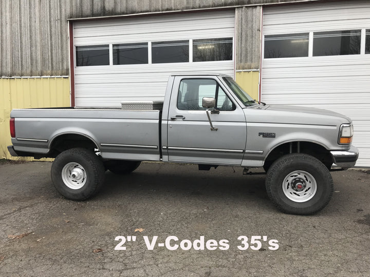 92-97 F-250/350 Shackle Reversal Kits (1999-2004 Super Duty spring swap)