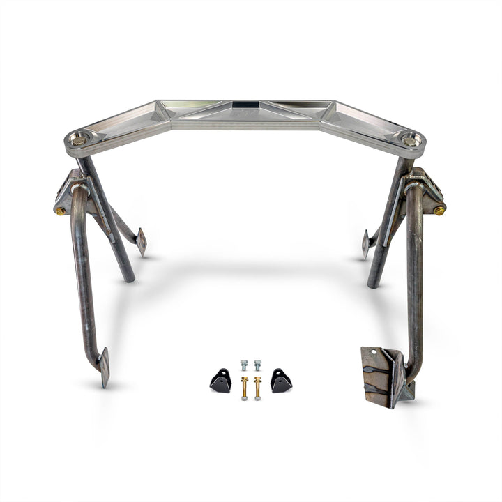 80-96 Bronco / 4WD F150 Straight Axle Shock Hoops with Trac Bar Mount