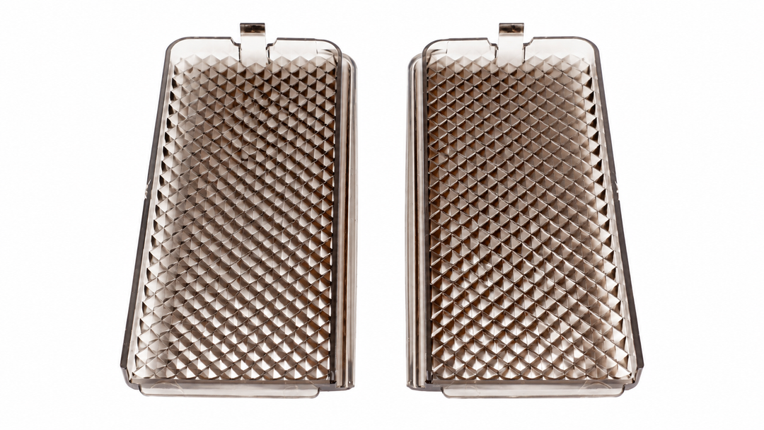Complete Performance Door Lenses - Smoked - 1992-1997 Ford F-Series