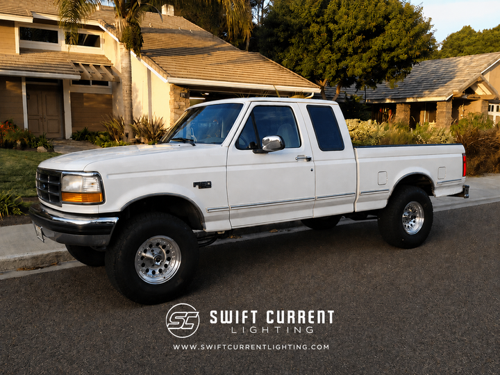 '92 - '93 OBS Ford F-150, F-250, F-350 Standard Cab & SuperCab Interior/Exterior LED Bulb Retrofit Kit