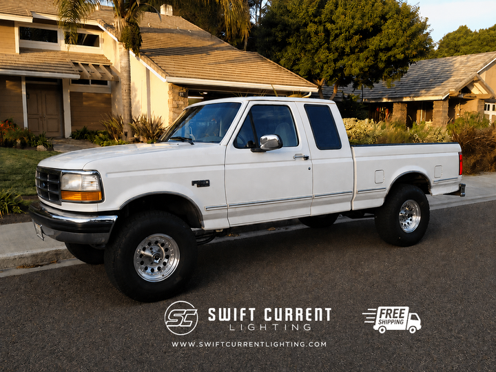 '92 - '93 OBS Ford F-150, F-250, F-350 Standard Cab & SuperCab Interior/Exterior LED Bulb Retrofit Kit