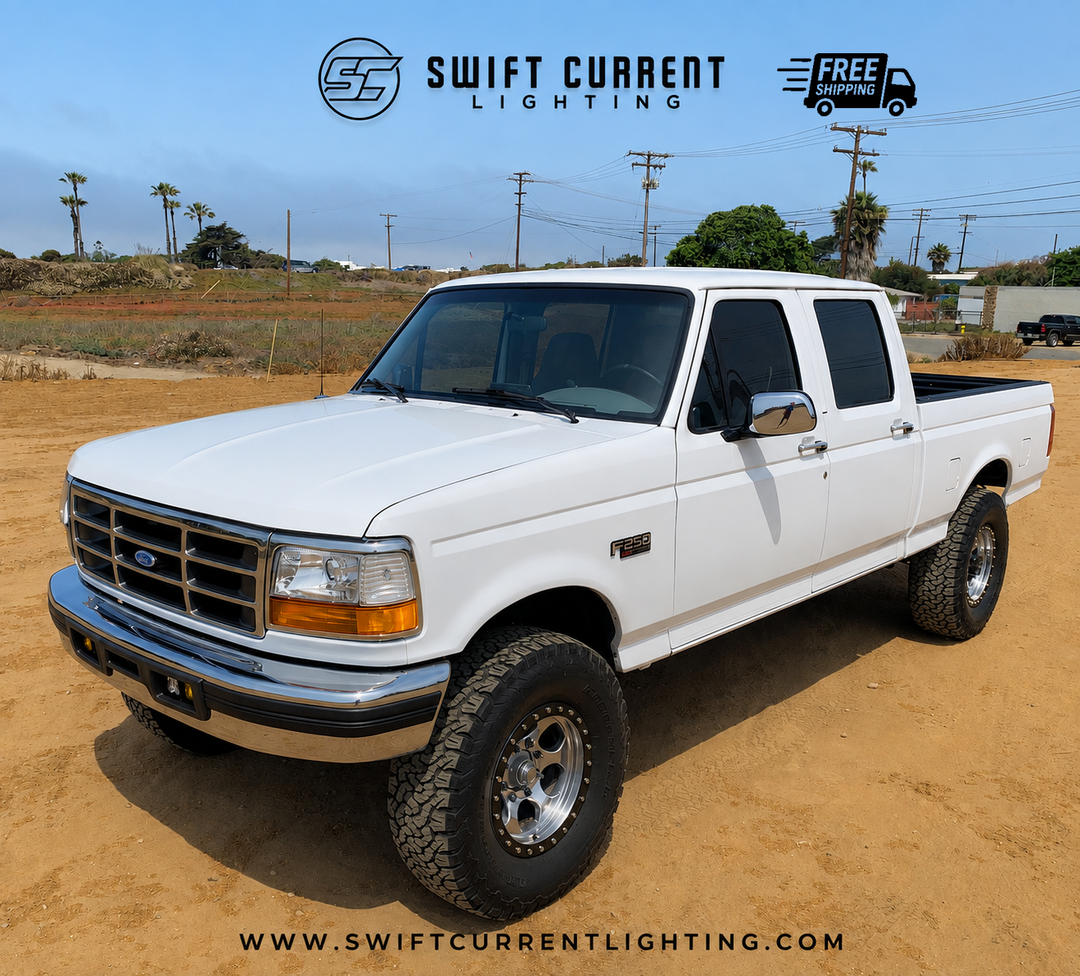 '94 - '97 OBS Ford F-250, F-350 Crew Cab Interior/Exterior LED Bulb Retrofit Kit