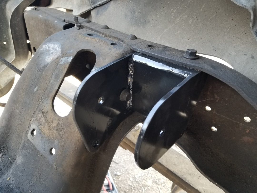 Motor Mounts: 1980-1997 Ford F250/350 to 12v/24v Cummins with 2nd Gen Bushings