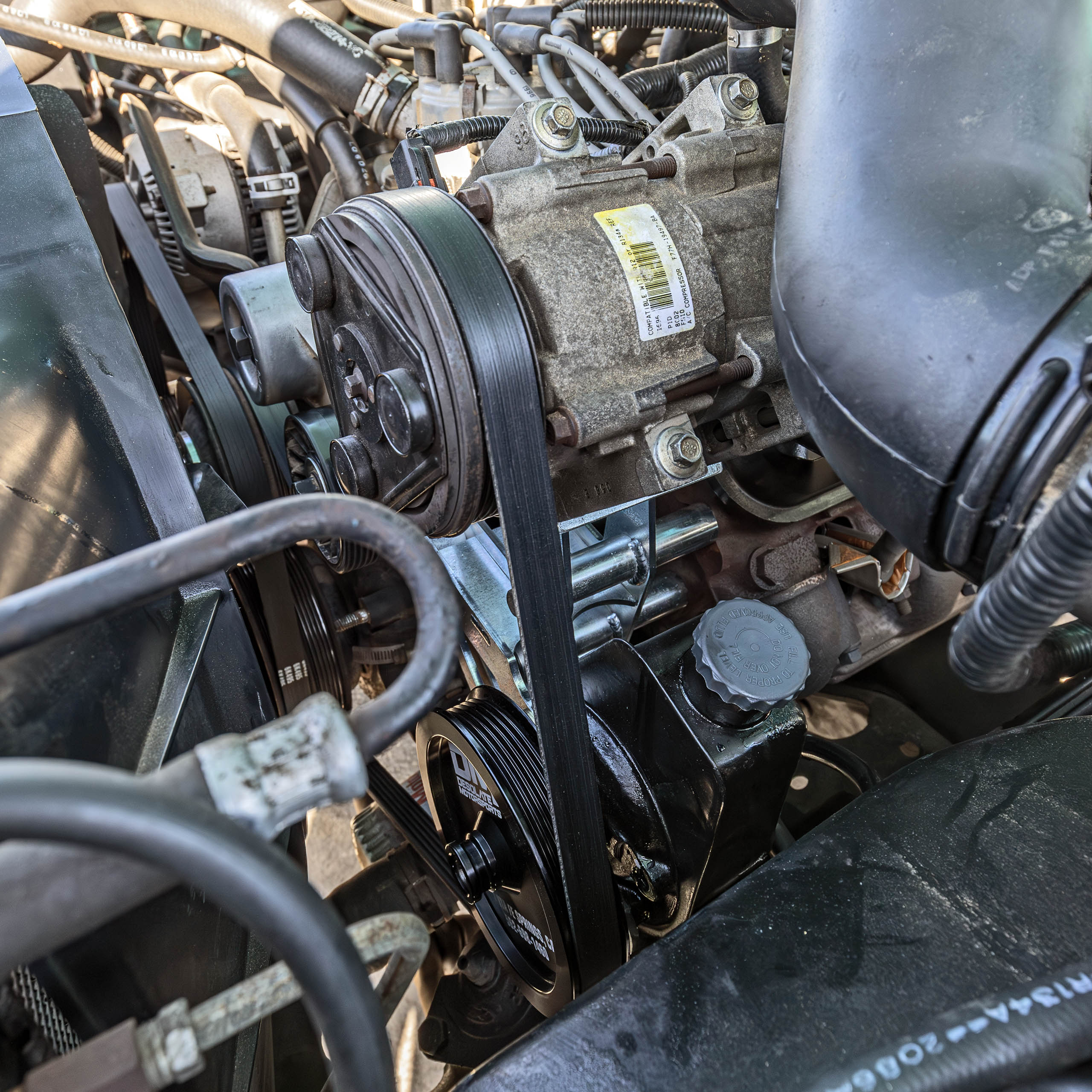 460 7.5L Saginaw Steering Pump Bracket – OBS Solutions LLC