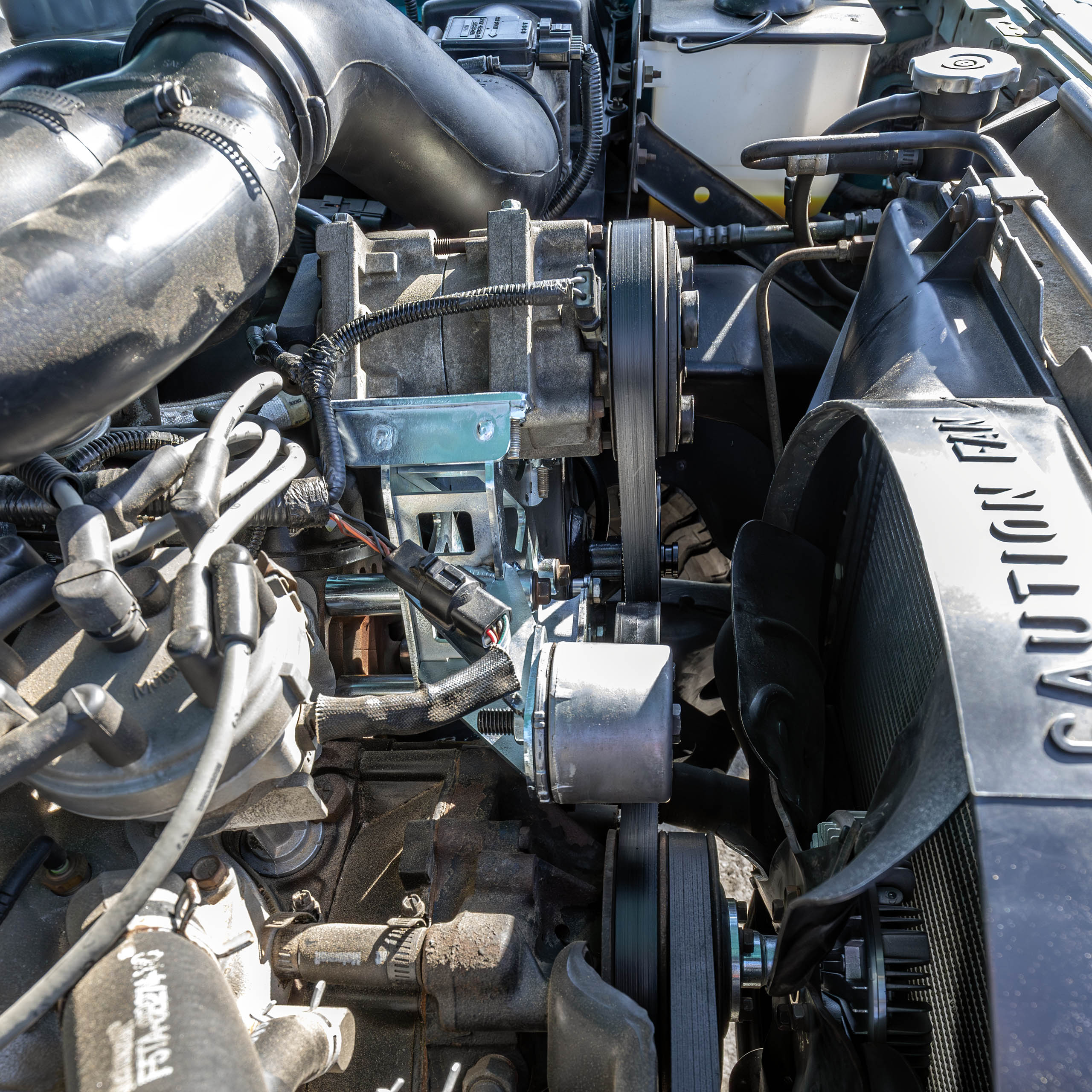 460 7.5L Saginaw Steering Pump Bracket – OBS Solutions LLC