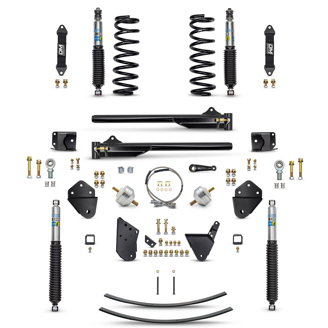 80-96 4WD F150 NBC 3.5" "DAILY DRIVER" (BOLT ON) Combo (Front and Rear)