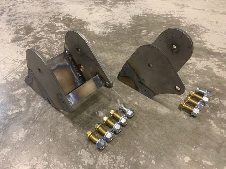 Motor Mounts: 1980-1997 Ford F250/350 to 12v/24v Cummins with 2nd Gen Bushings