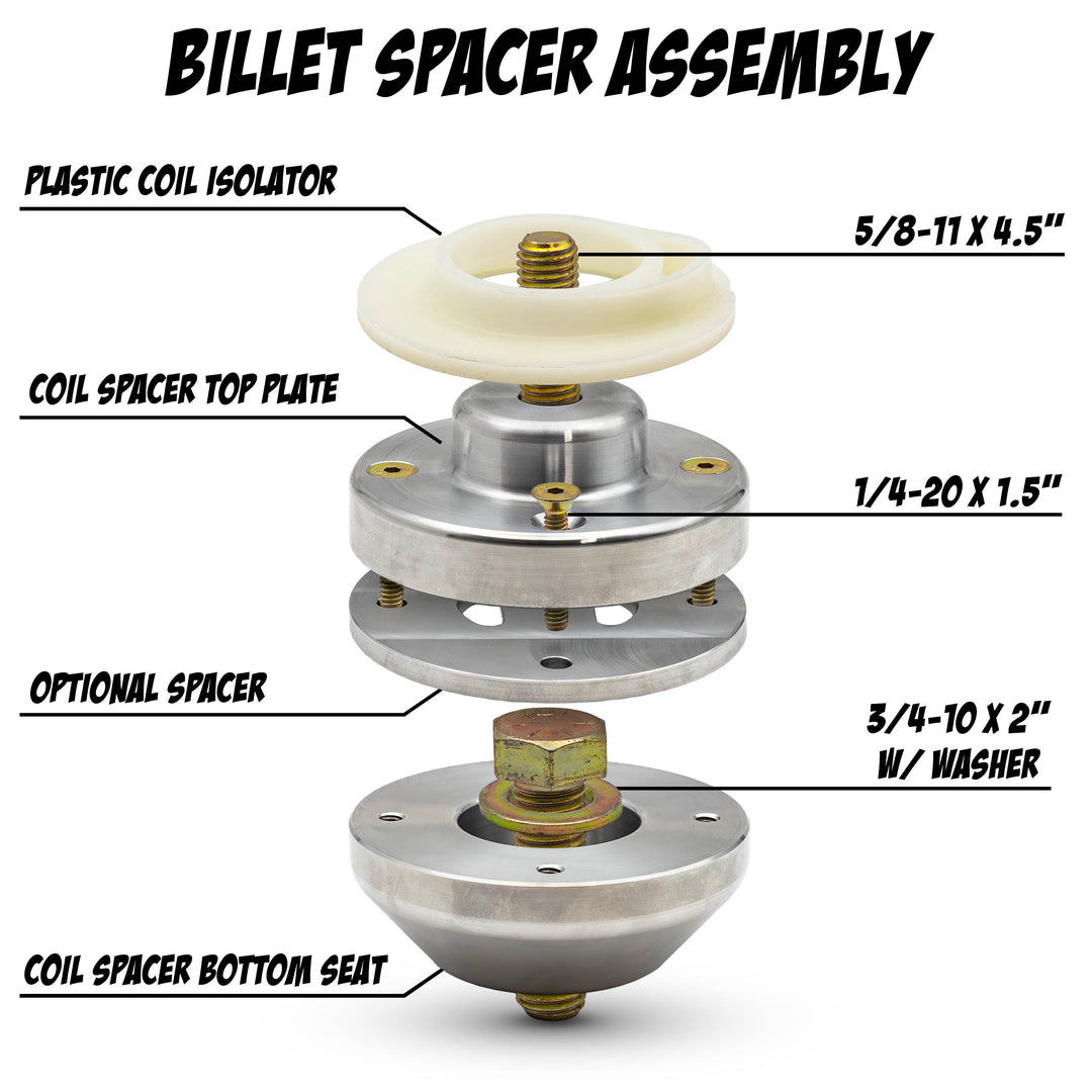 80-96 4WD F150 NBC 3.5" "DAILY DRIVER" (BOLT ON) Combo (Front and Rear)