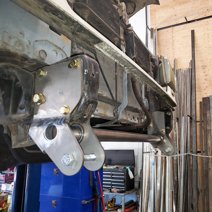 85-91 Ford F-250 / F-350 2" Front Shackle Reversal SUPER DUTY AXLE CONVERSION