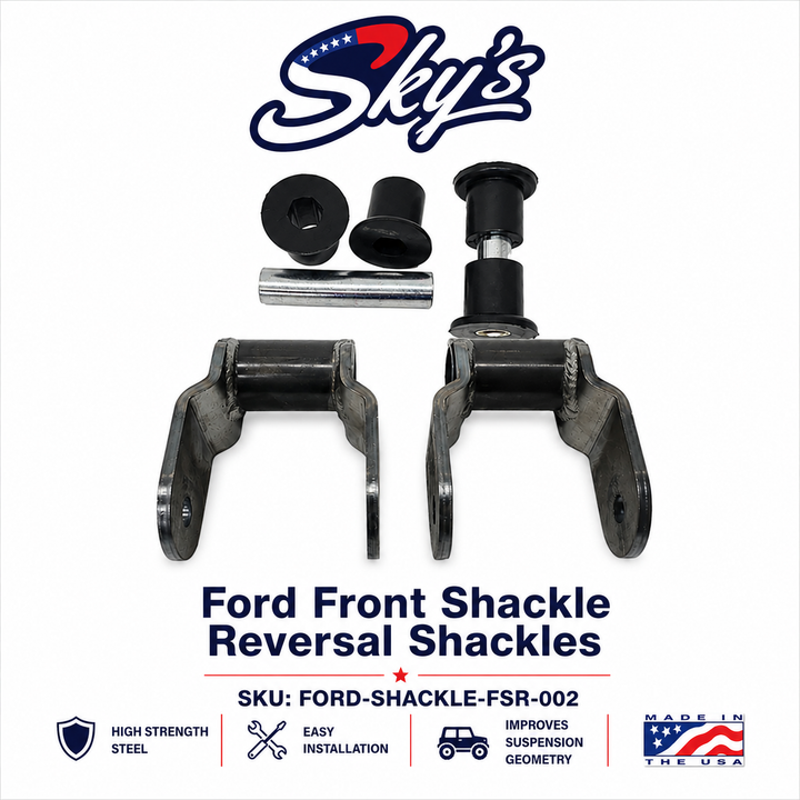 Ford Front Shackle Reversal Shackles