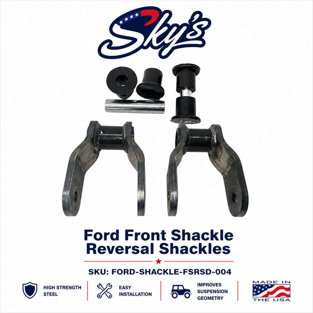 Ford Front Shackle Reversal Shackles