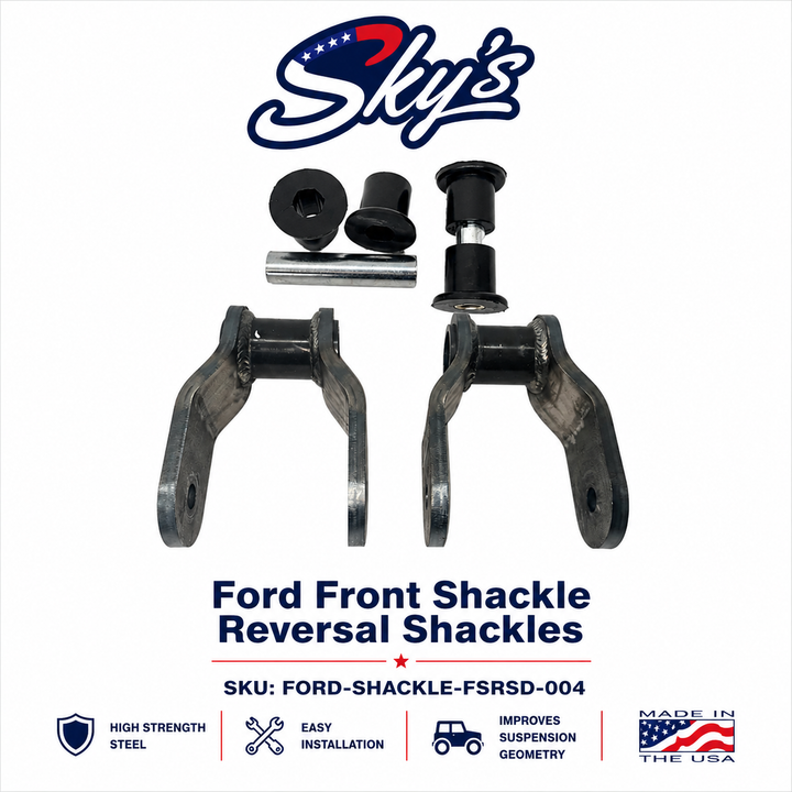 Ford Front Shackle Reversal Shackles