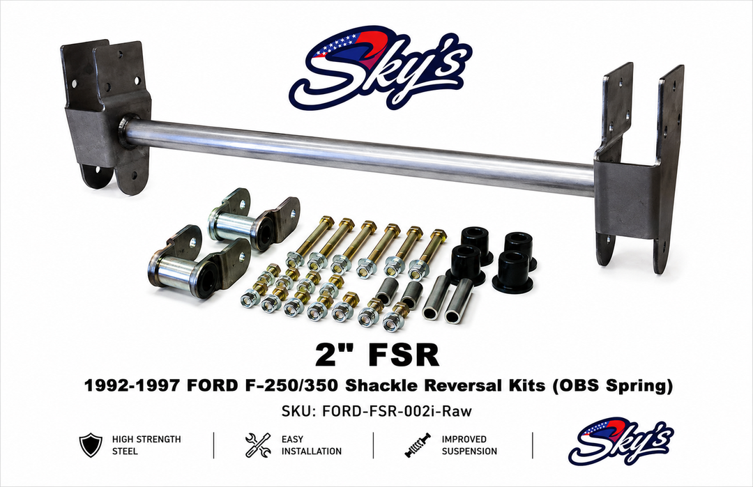 1992-1997 FORD F-250/350 2" OBS SPRING FSR COMPLETE Kit