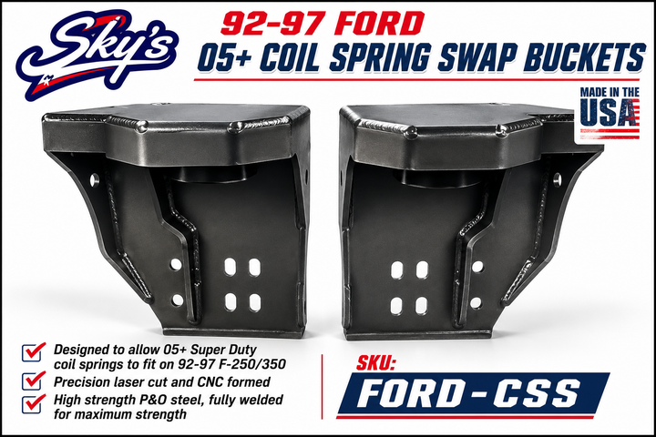 92-97 05+ Coil Spring Swap Buckets