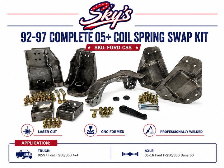 92-97 Complete 05+ Coil Spring Swap Kit