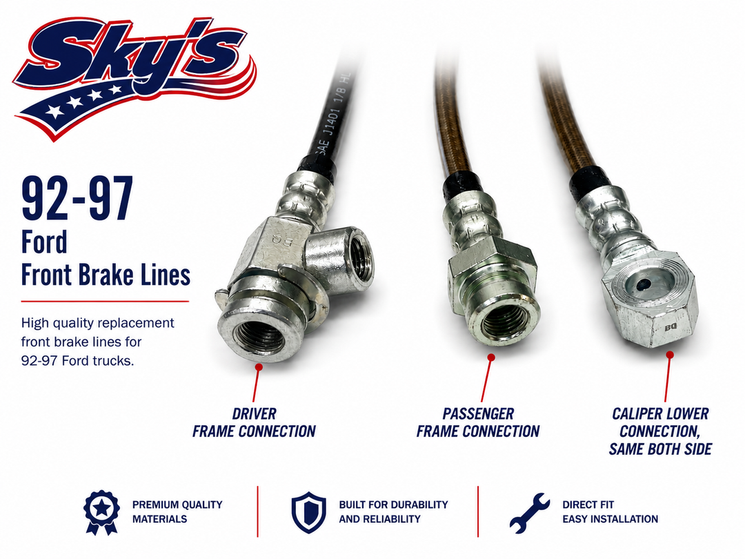85-97 F-Series Dana 60 Brake lines