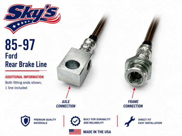 85-97 F-Series Dana 60 Brake lines