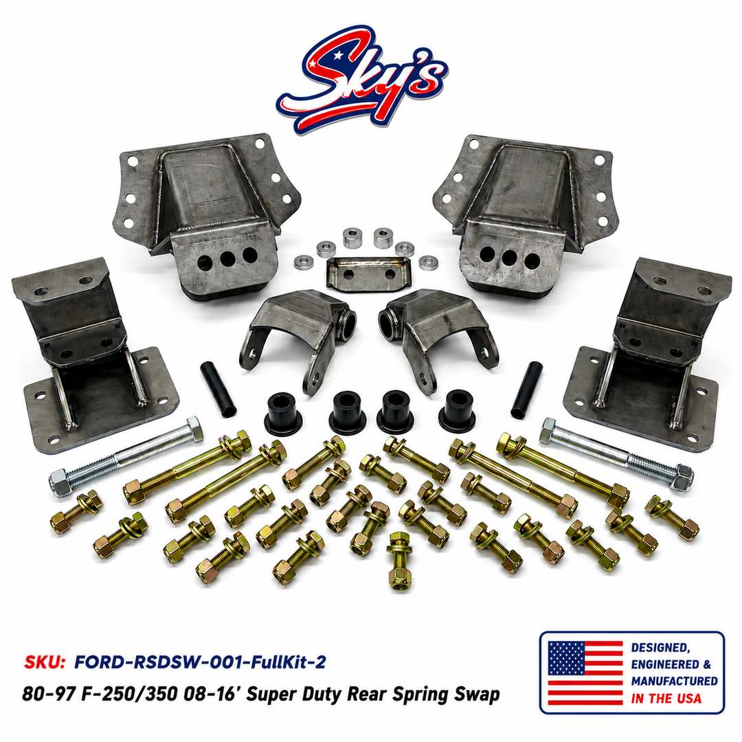 F250 Rear Spring Perch 80-97 F-250/350 08-16' SD Rear Spring Swap – OBS Solutions LLC