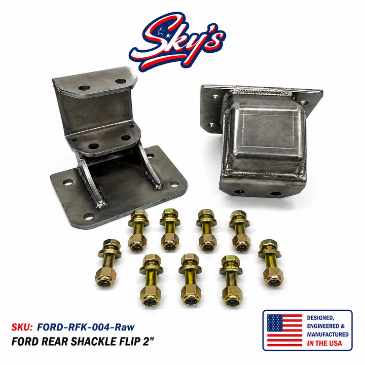 78-97 Ford 4x4 2" & 4.5" Rear Shackle Flip Kits