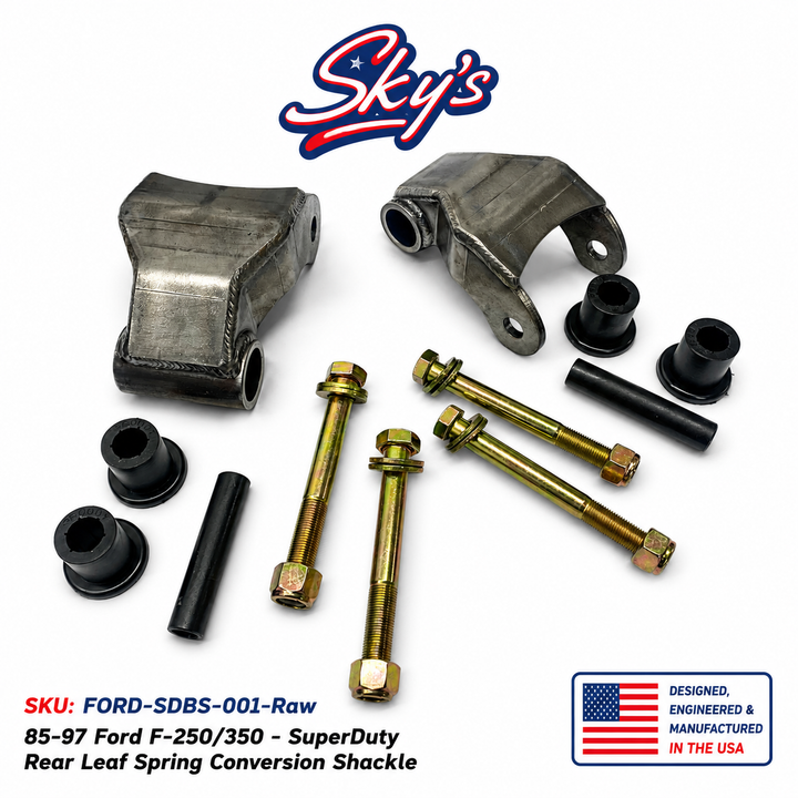 85-97 Ford F-250/350 - SuperDuty Rear Leaf Spring Conversion Shackle