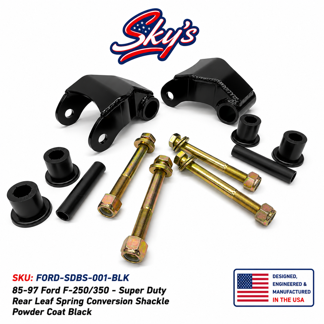 85-97 Ford F-250/350 - SuperDuty Rear Leaf Spring Conversion Shackle