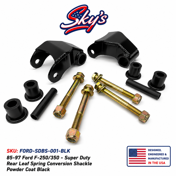 85-97 Ford F-250/350 - SuperDuty Rear Leaf Spring Conversion Shackle