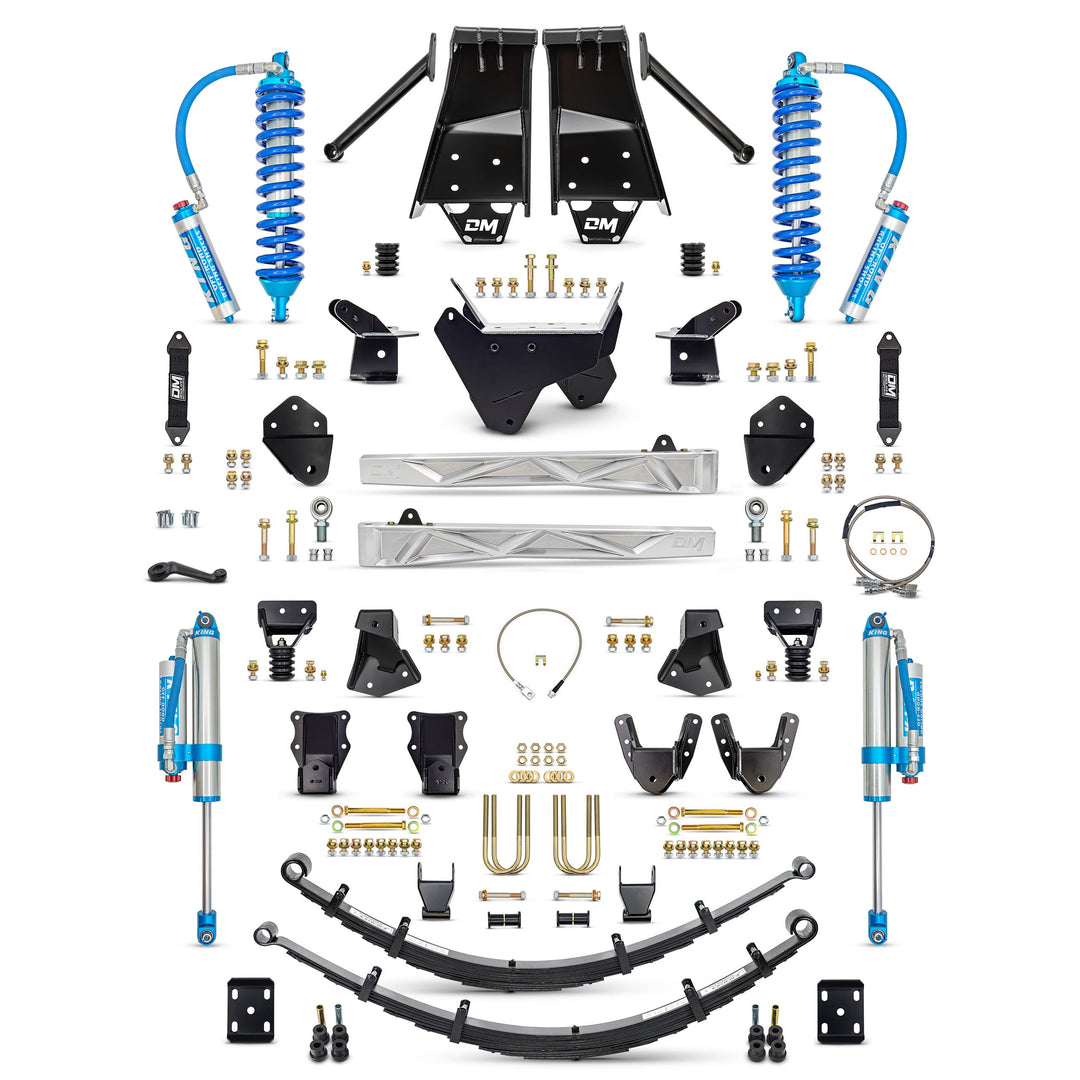 80-97 4WD F250 D50 TTB Coil Over Conversion & HD Rear Suspension Kit (Front and Rear)