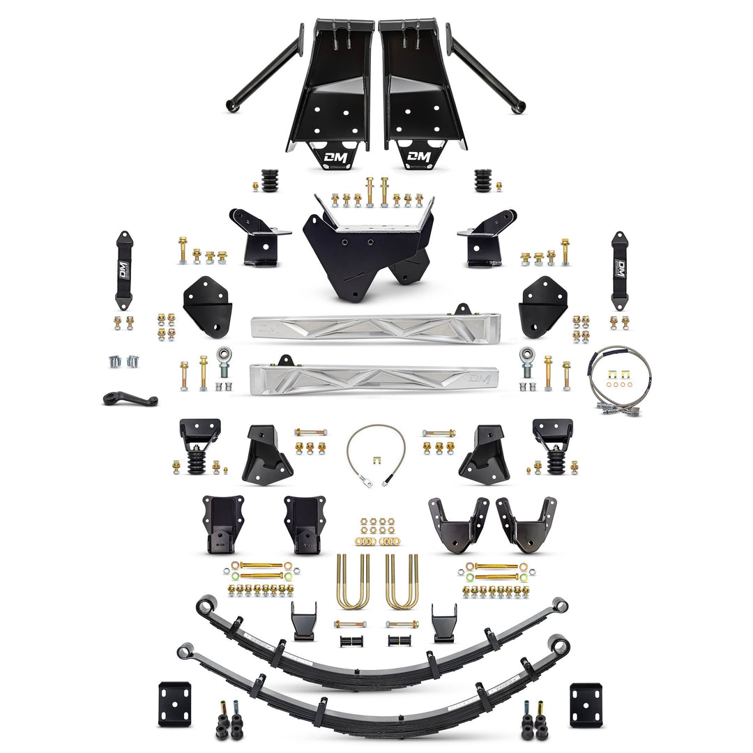80-97 4WD F250 D50 TTB Coil Over Conversion & HD Rear Suspension Kit (Front and Rear)