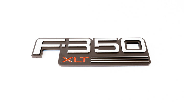 Complete Performance F350 XLT Badge - 1992-1997 Ford F-Series