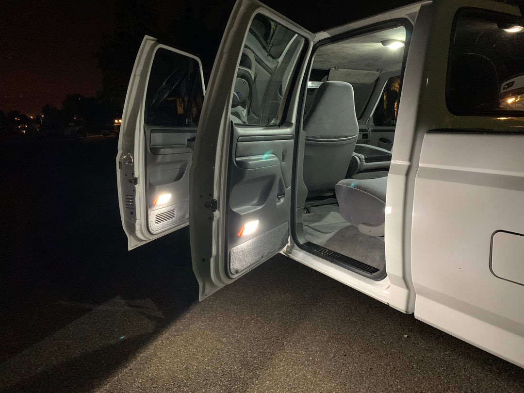 '94 - '97 OBS Ford F-250, F-350 Crew Cab Interior/Exterior LED Bulb Retrofit Kit