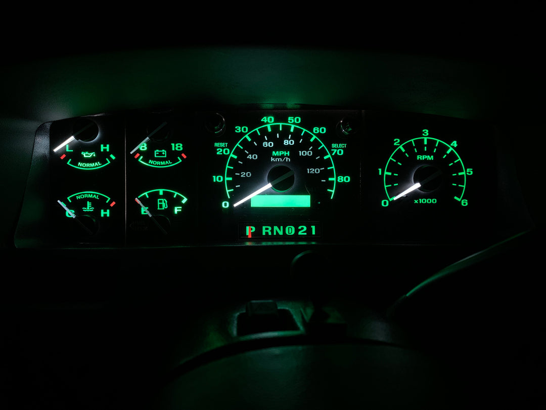 '92 - '93 OBS Ford F-250, F-350 Crew Cab Interior/Exterior LED Bulb Retrofit Kit