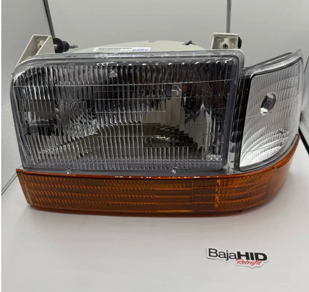 92-97 Ford OBS F150/F250/F350 and Bronco 3 piece OEM STYLE Headlights