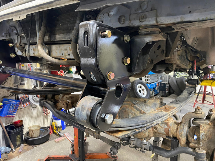 85-91 Ford F-250 / F-350 2" Front Shackle Reversal SUPER DUTY AXLE CONVERSION