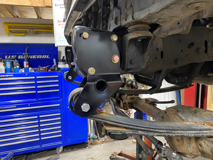 85-91 Ford F-250 / F-350 2" Front Shackle Reversal SUPER DUTY AXLE CONVERSION