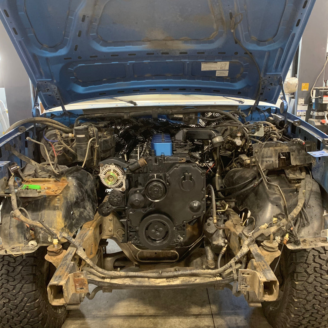 Motor Mounts: 1980-1997 Ford F250/350 to 12v/24v/CR Cummins