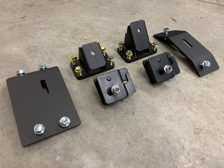 Motor Mounts: 1980-1997 Ford F250/350 to 12v/24v/CR Cummins