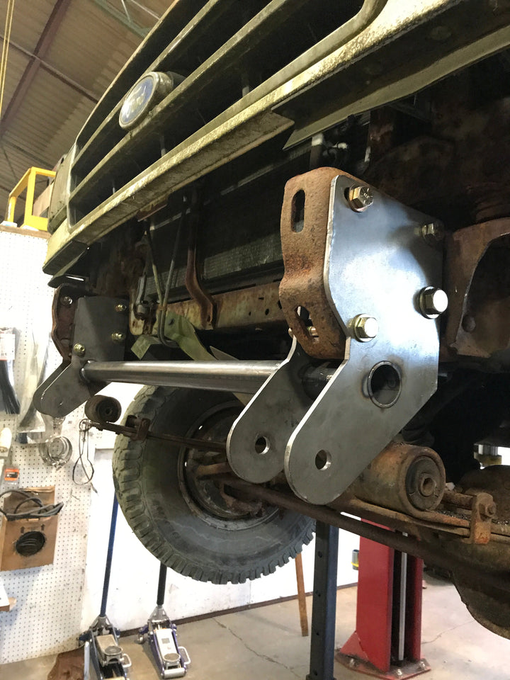 85-91 Ford F-350 4x4 2" Front Shackle Reversal (Super Duty Spring)