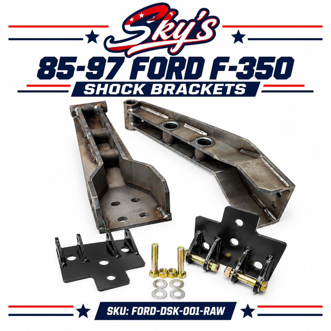 85-97 Ford F-350 Shock Brackets