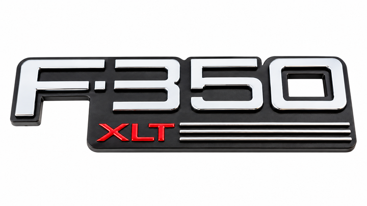Complete Performance F350 XLT Badge - 1992-1997 Ford F-Series