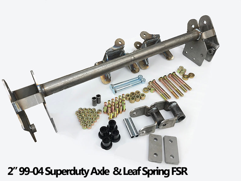 92-97 F-250/350 Shackle Reversal Kits (1999-2004 Super Duty spring swap)